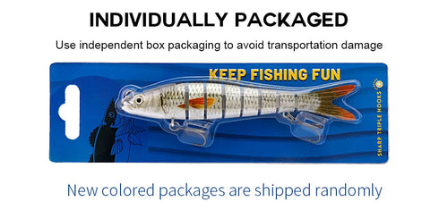 10/14cm Sinking Wobblers Fishing Lures Jointed Crankbait Swimbait 8 Segment Hard Artificial Bait For Fishing Tackle Lure